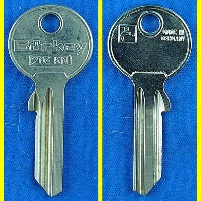 Schlüsselrohling Börkey 204 KN für Ikon, Profile N11, SK5, Befa