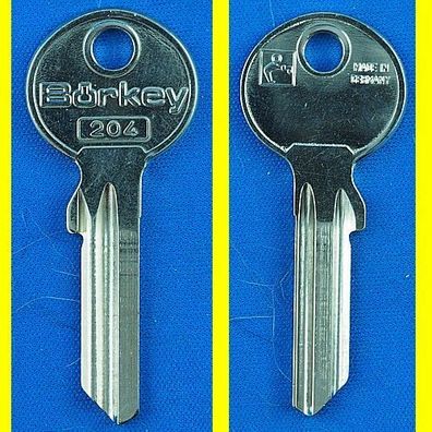 Schlüsselrohling Börkey 204 für Ikon, Profile N1, TK5, TK6, Breumme, Otis, Sobinco