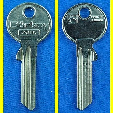 Schlüsselrohling Börkey 201 K für verschiedene CES, Berry, Boda, Comba, Fefi, Geba,