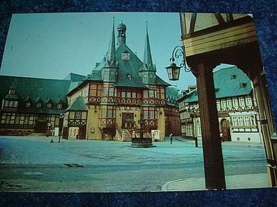 2457/ Ansichtskarte- Wernigerode/ Harz-Rathaus