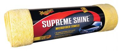 Meguiars Supreme Shine Microfiber Mikrofasertuch Autowäsche 3er Pack X2020EU