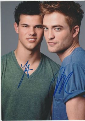 Twilight Cast Autogramm Robert Pattinson und Taylor Lautner
