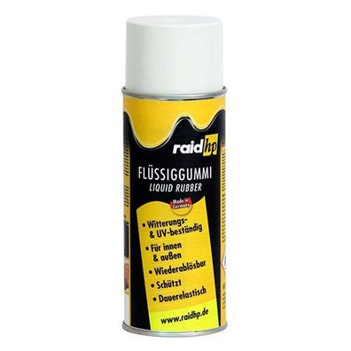 Raid hp Flüssiggumi Dose Felgenfolie Sprühfolie Spray weiss 400ml