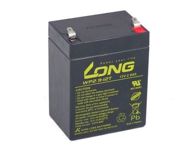 Akku kompatibel MP2.9-12R 12V 2,9Ah AGM Blei Wartungsfreie Batterie aufladbar