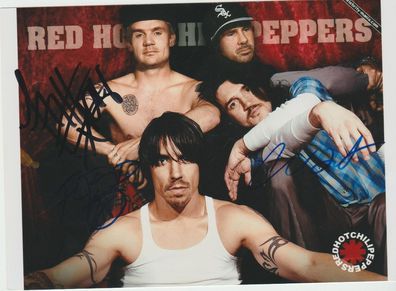 Red Hot Chili Peppers Autogramm 3 Unterschriften