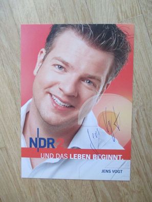 NDR2 Radiomoderator Jens Vogt - handsigniertes Autogramm!!!