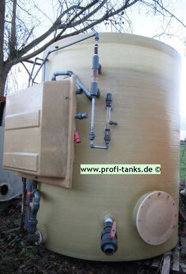 Angebot für P52 GFK-Tank 6-10 m³ Mischtank Soletank inkl. Mischstation Mischbehälter