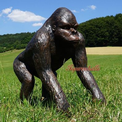 Gorilla AFFE Gartenfigur Dekoration FIGUR STATUE Skulptur Aufstellfigur
