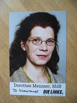 MdB Die Linke Dorothée Menzner - hands. Autogramm!