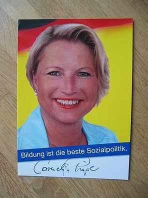 MdB FDP Cornelia Pieper - hands. Autogramm!