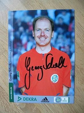 DFB Bundesligaschiedsrichter Georg Schalk Autogramm!