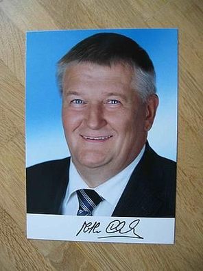 Niedersachsen Minister CDU Hans-Heinrich Ehlen - handsigniertes Autogramm!!!