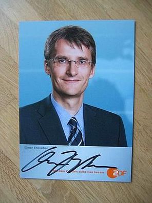 ZDF Fernsehmoderator Elmar Theveßen - hands. Autogramm!