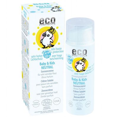 ECO Cosmetics Baby & Kids Sonnencreme LSF 50+ neutral, 50ml, BIO, vegan