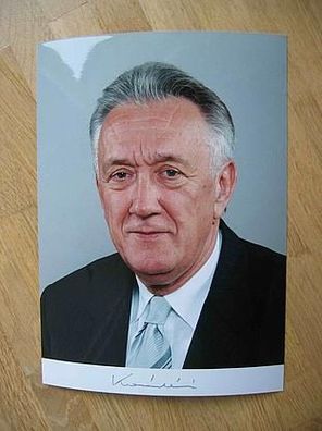 EU Kommissar László Kovács - handsigniertes Autogramm!