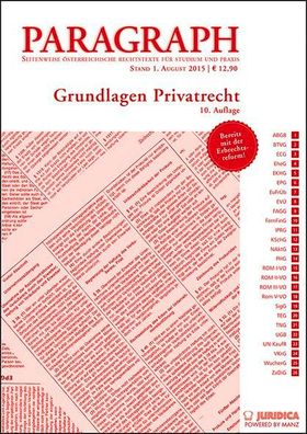 Grundlagen Privatrecht: Paragraph. Seitenweise ?sterreichische Rechtstexte ...
