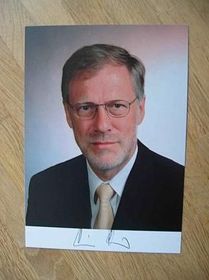Sachsen-Anhalt Staatsminister Rainer Robra - handsigniertes Autogramm!!!