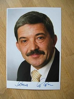 Mecklenburg-Vorpommern Minister Lorenz Caffier - handsigniertes Autogramm!!!