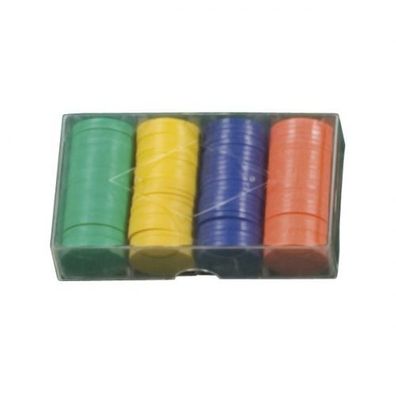 100 Spielchips in 5 Farben - 4g