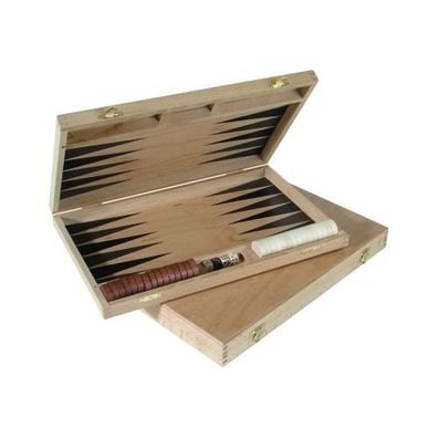 Backgammon - Buche - bedruckt - 33x24 cm
