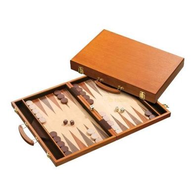 Backgammon - Koffer - Ippokratis - Holz - groß