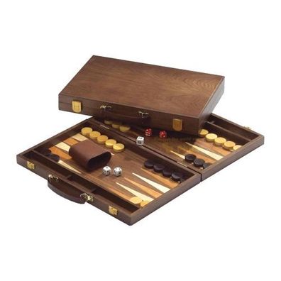 Backgammon - Koffer - Periandros - Holz - standard