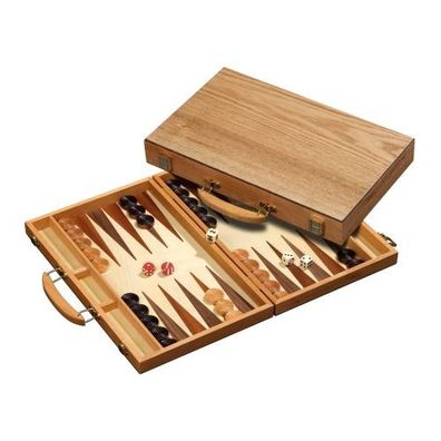 Backgammon - Koffer - Meneaos - Holz - standard