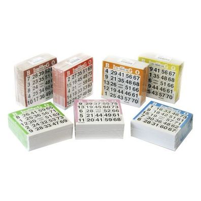 Bingotickets 1-75 - 10500 Stück