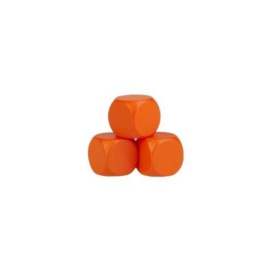 Blankowürfel - 12mm - orange