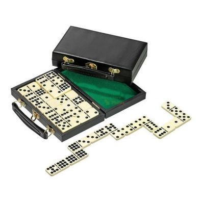 Domino - Doppel 9 - Urea-Kunststoff - 55 Spielsteine