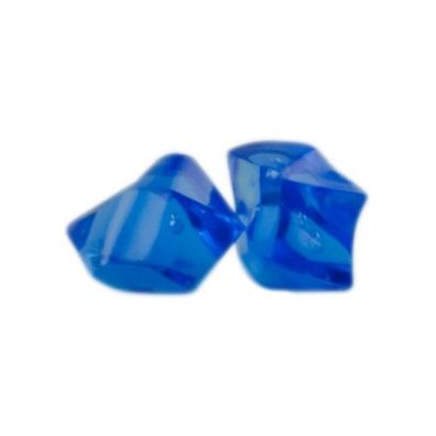 Edelstein - Spielstein - Saphir - Kunststoff - blau - ca. 13 mm