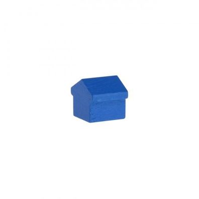 Monopoly Haus - 12x13x12mm - blau