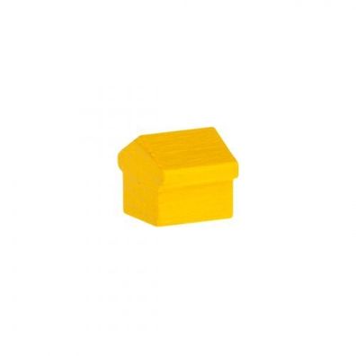 Monopoly Hotel - 15x15x15mm - gelb