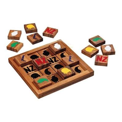 Neuseeland-Puzzle - 16 Puzzleteile - Denkspiel - Knobelspiel - Geduldspiel
