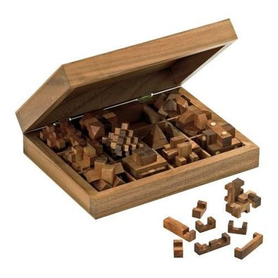 Puzzle-Edition - 12 Stück - Denkspiel - Knobelspiel - Geduldspiel