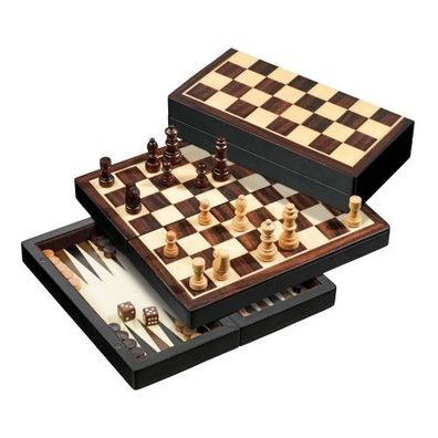 19,5x19,5cm Magnetisches Schach Schachbrett Dame Wettbewerb Spielzeugset 50 
