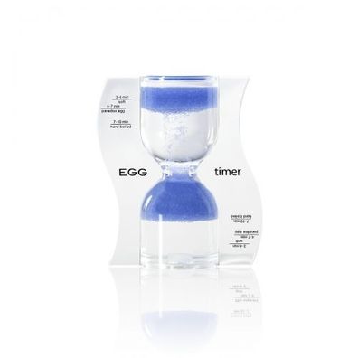 Sanduhr EGG timer - Eieruhr - blau - 10 Minuten