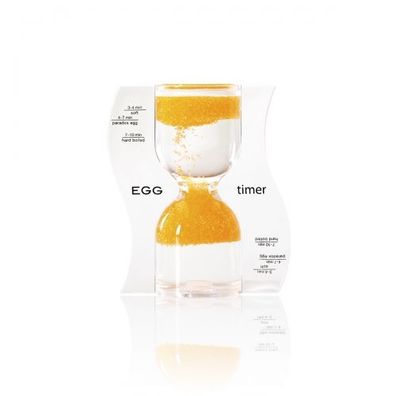 Sanduhr EGG timer - Eieruhr - orange - 10 Minuten