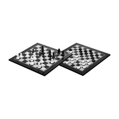 Schach-Dame-Set - schwarz gebeizt