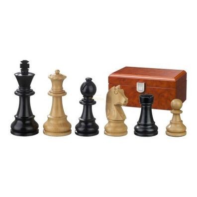 Schachfiguren - Ludwig XIV - Holz - Staunton - Königshöhe 65 mm