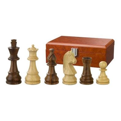 Schachfiguren - Titus - Holz - Staunton - Königshöhe 83 mm
