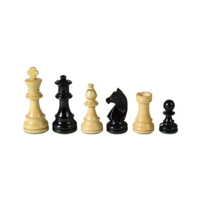 Schachfiguren - Staunton - schwarz - Königshöhe 95 mm - gewichtet