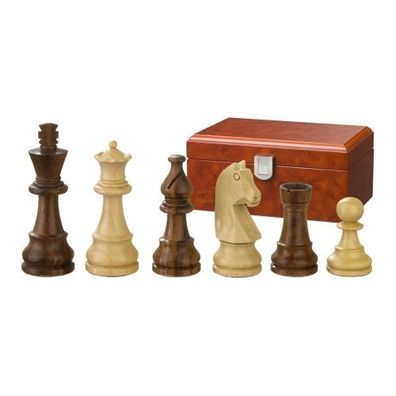 Schachfiguren - Titus - Holz - Staunton - Königshöhe 76 mm