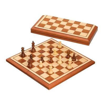 Schachspiel Reiseschach Buchform Breite 30 cm standard 