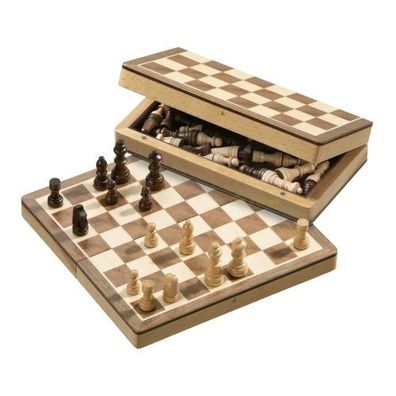 Schachspiel - Schachkassette - klein - Breite 20 cm