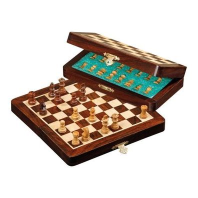 Schachspiel - Reiseschach - klein - Breite 18 cm