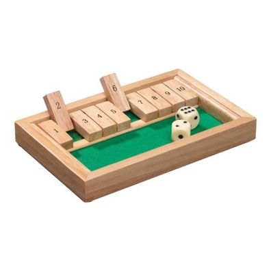 Shut The Box - mini - Hevea-Holz