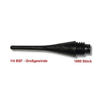 Softspitze - Premium - BSF - gross - 1000 Stück - schwarz