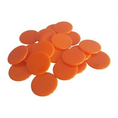 Spielchips - 25 mm - orange