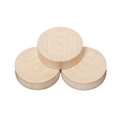 Spielsteine - rund - Holz - hell - 28 x 8 mm